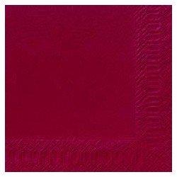 50 tovaglioli 33x33 3 strati bordò