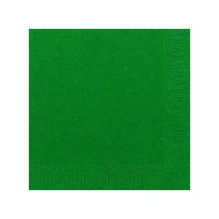 50 Servietten 33x33, 3 lagig, dunkelgrün