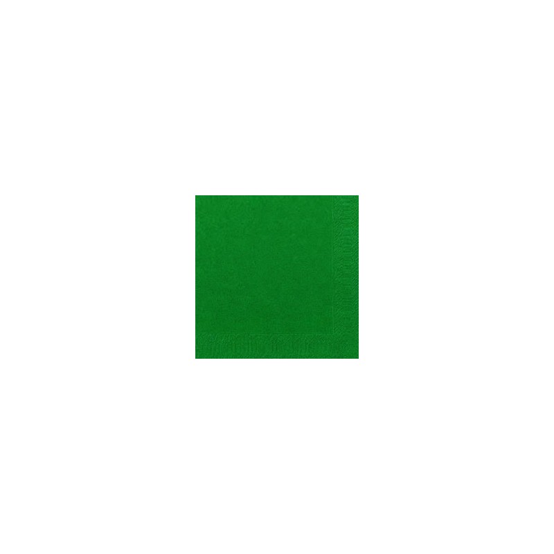 50 tovaglioli 33x33 3 strati verde