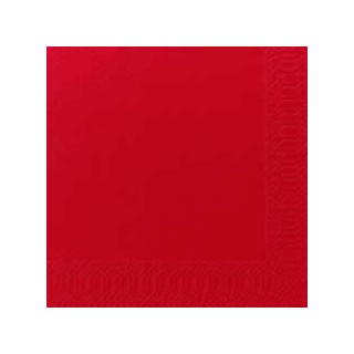 50 tovaglioli 33x33 3 strati rosso
