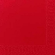 50 Servietten 33x33, 3 lagig, rot