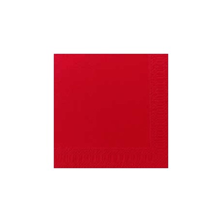 50 tovaglioli 33x33 3 strati rosso