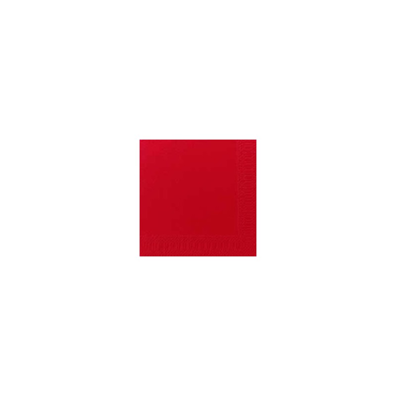 50 tovaglioli 33x33 3 strati rosso
