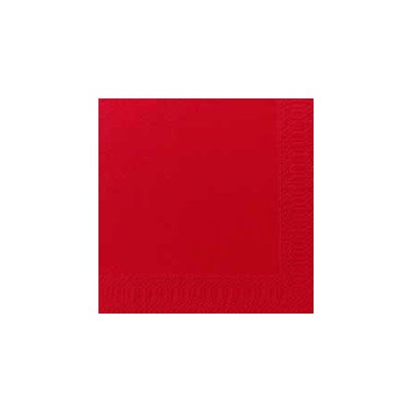 50 tovaglioli 33x33 3 strati rosso