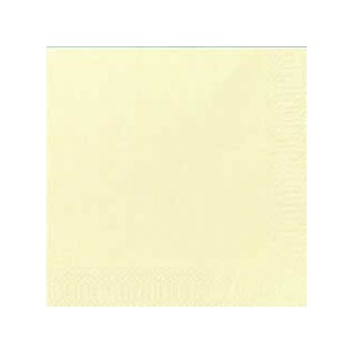 50 tovaglioli 33x33 3 strati di crema