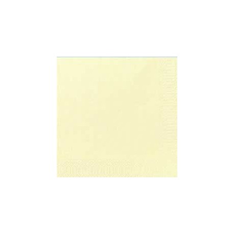 50 Servietten 33x33, 3 lagig, cream