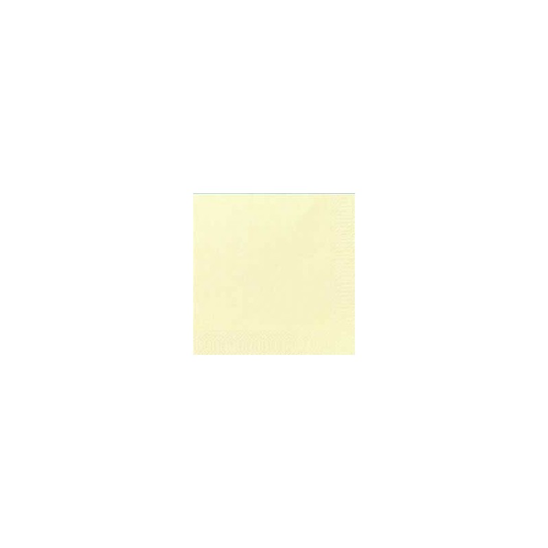 50 tovaglioli 33x33 3 strati di crema