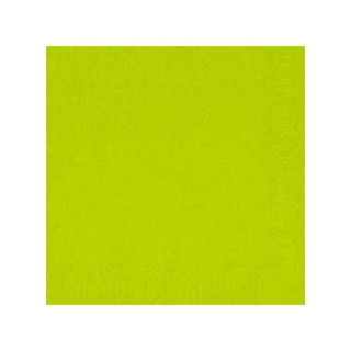 50 Servietten 33x33, 3 lagig, kiwi