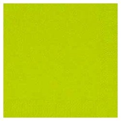 50 Serviettes 33x33 3 couches kiwi