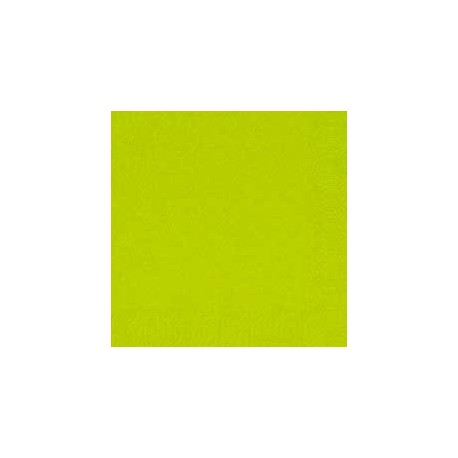 50 Servietten 33x33, 3 lagig, kiwi