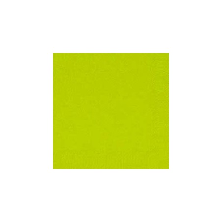 50 Servietten 33x33, 3 lagig, kiwi