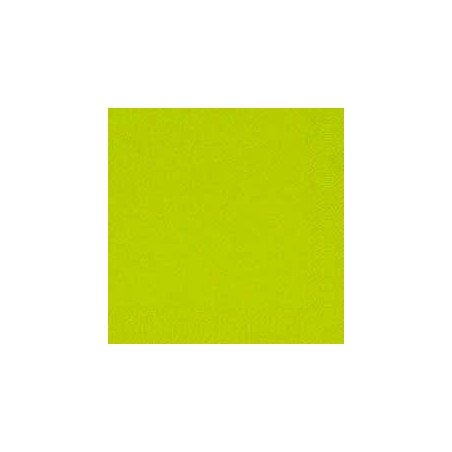 50 tovaglioli 33x33 3 strati di kiwi