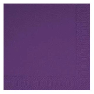 50 tovaglioli 33x33 3 strati di plum