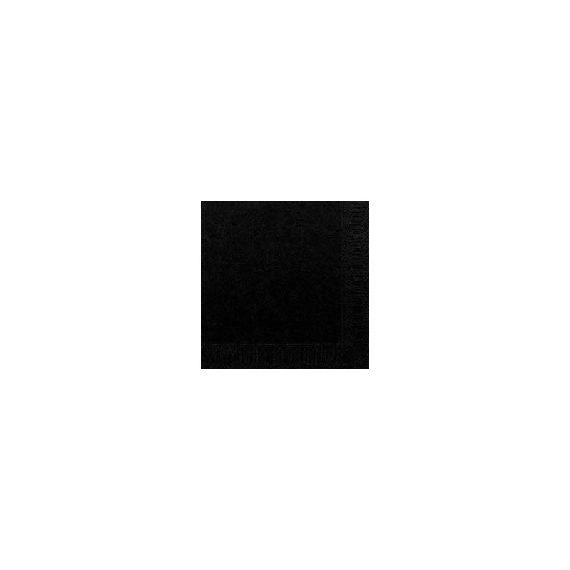 50 tovaglioli 33x33 3 strati neri