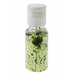 Pailletten in Tube, PP, 2,5 mm, 1 Tube à 15 g, grün