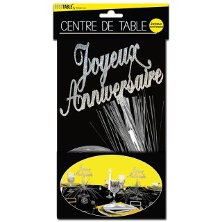 Centrotavola di "Joyeux Anniversaire"