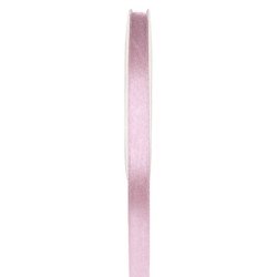 1 nastro di raso, rosa, bobina da 6 mm x 25 metri
