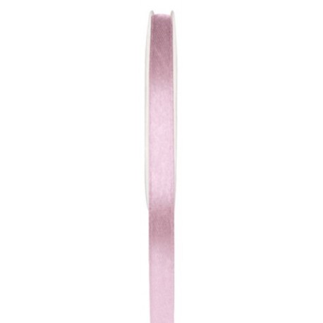 1 nastro di raso, rosa, bobina da 6 mm x 25 metri