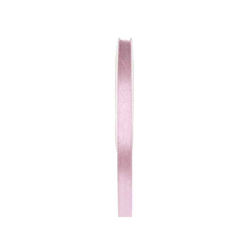 1 Doppelsatinband, pink, 6 mm x 25 meter