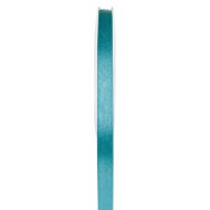 1 Doppelsatinband, türkis, 6 mm x 25 meter