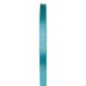 1 Ruban satin double face turquoise, bobine de 25 mètres