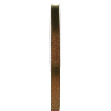 1 Doppelsatinband, Schokolade, 6 mm x 25 meter