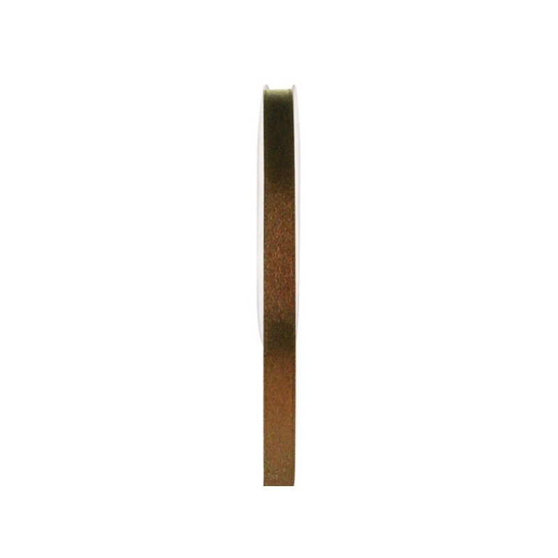 1 nastro di raso, cioccolato, bobina da 6 mm x 25 metri