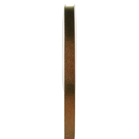 1 nastro di raso, cioccolato, bobina da 6 mm x 25 metri