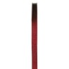 1 Ruban satin double face bordeaux, bobine de 25 mètres