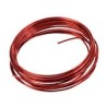 Draht, Aluminium, 2 mm, 5 Meter, rot