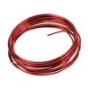 Filo di alluminio, 2 mm, 5 metri, rosso