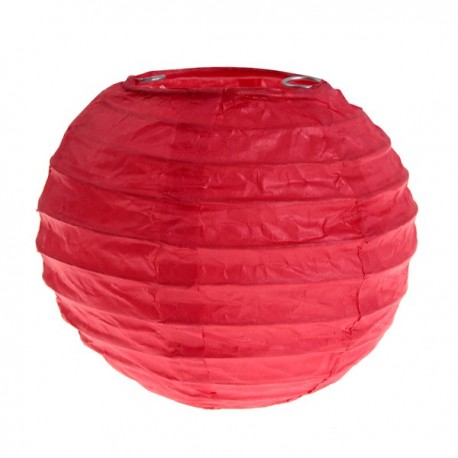 Lanterne XL, papier, 50 cm, sachet de 1 pièce, rouge