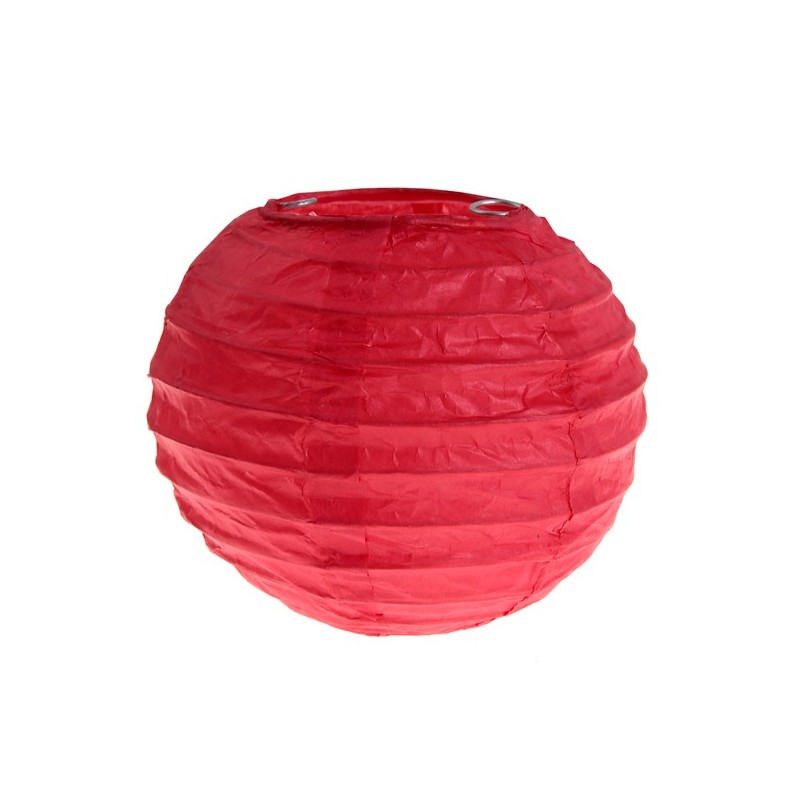 Lanterne XL, papier, 50 cm, sachet de 1 pièce, rouge