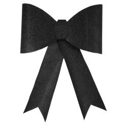 Grande fiocco nero con paillettes, 1 pezzo