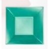 25 piatti cavi, 18x18 cm, verde perlato