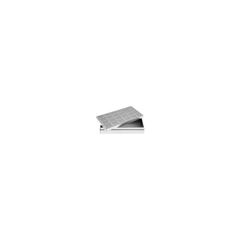 Tablette chocolat métalissée, argent, 1 pièce