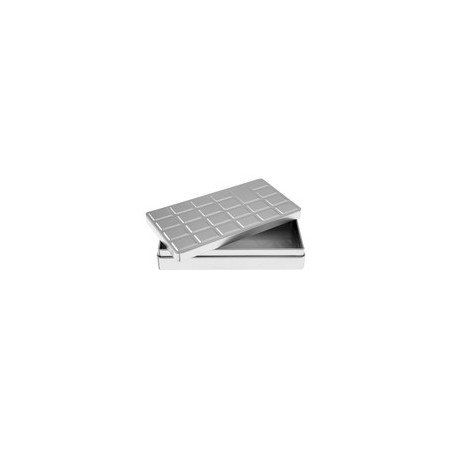 Tablette chocolat métalissée, argent, 1 pièce