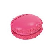 Marque place macaron fuchsia, sachet de 2 pces