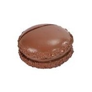 Marque place macaron chocolat, sachet de 2 pces