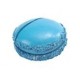 Marque place macaron turquoise, sachet de 2 pces