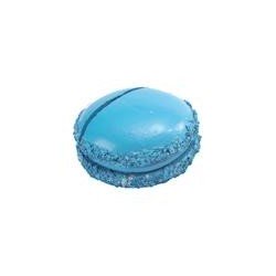 Marque place macaron turquoise, sachet de 2 pces