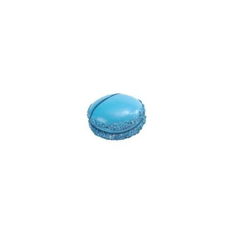 Marque place macaron turquoise, sachet de 2 pces