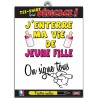 T-Shirt "Firmiamo tutti" On signe Enterrement de vie de jeune fille"( addio al nubilato)