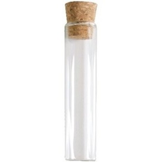 Eprouvette avc bouchon en liège, 15 cm 