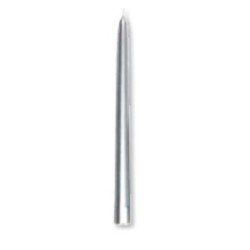 1 Kerze, 260 x 22 mm, Silber, Dauer 7 Stunden