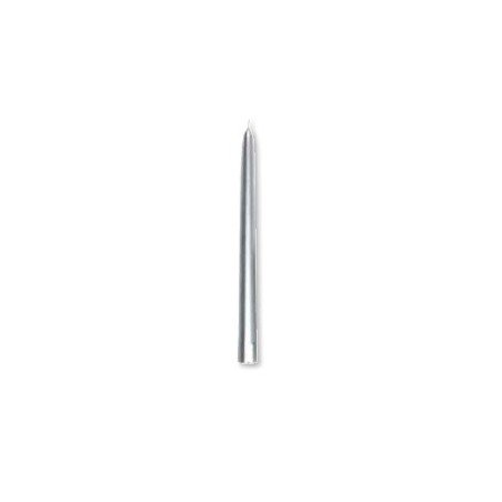 1 Kerze, 260 x 22 mm, Silber, Dauer 7 Stunden