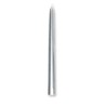 1 Kerze, 260 x 22 mm, Silber, Dauer 7 Stunden