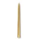 1 Kerze, 260 x 22 mm, Gold, Dauer 7 Stunden
