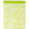 Chemin de table fanon vert 0.30 cm x 5 mètres