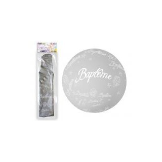 Ballon géant : Bapteme blanc